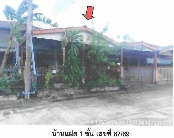 บ้านแฝดหลุดจำนอง ธ.ธนาคารอาคารสงเคราะห์ สุราษฎร์ธานี พุนพิน หัวเตย